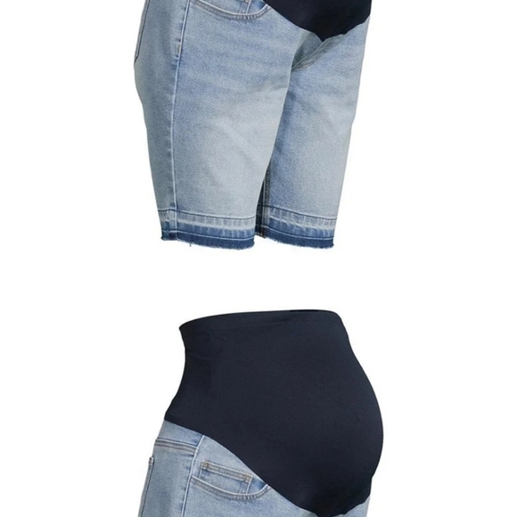 Time And Tru Women's Maternity Bermuda Shorts Light New size Small - Picture 3 of 7